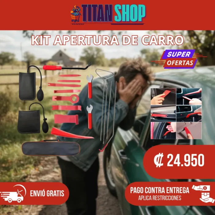 18 Kit apertura de carro