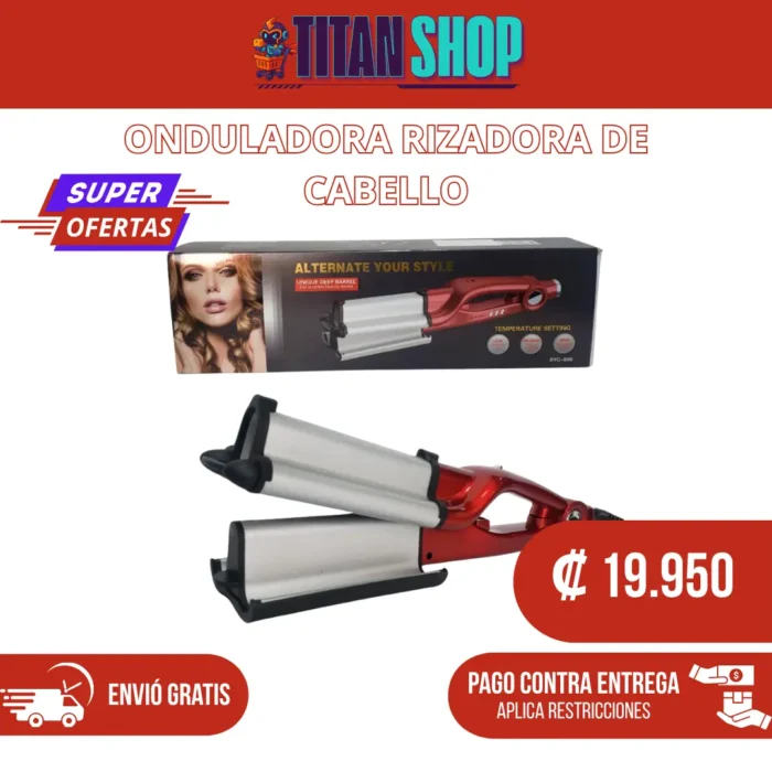 25 Onduladora rizadora de cabello